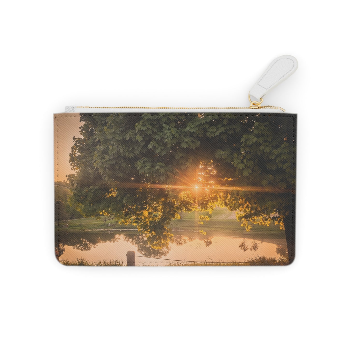 Sunset Pond Mini Clutch Bag (SP Photography Collection) BROWN