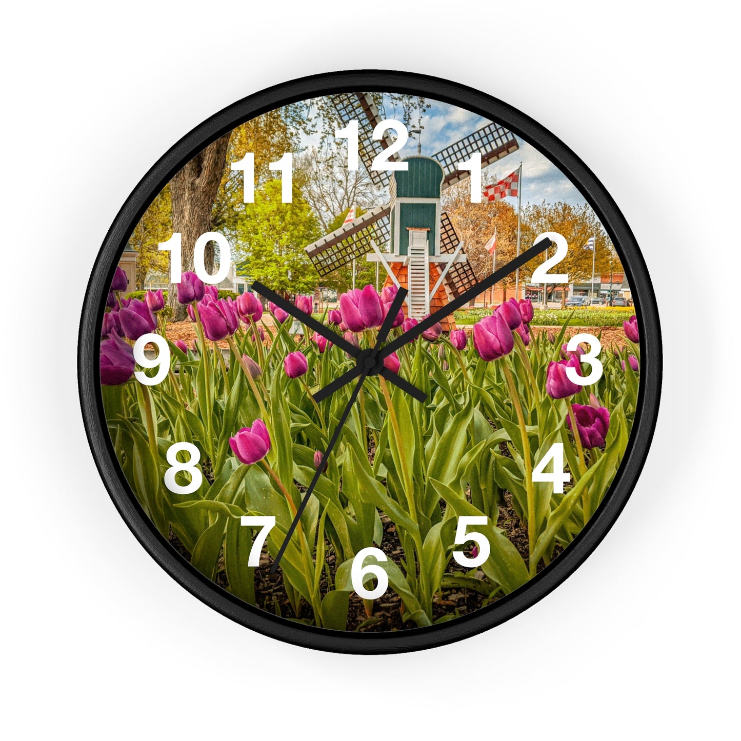 Windmill Tulip Wall Clock (SP Photography Collection)