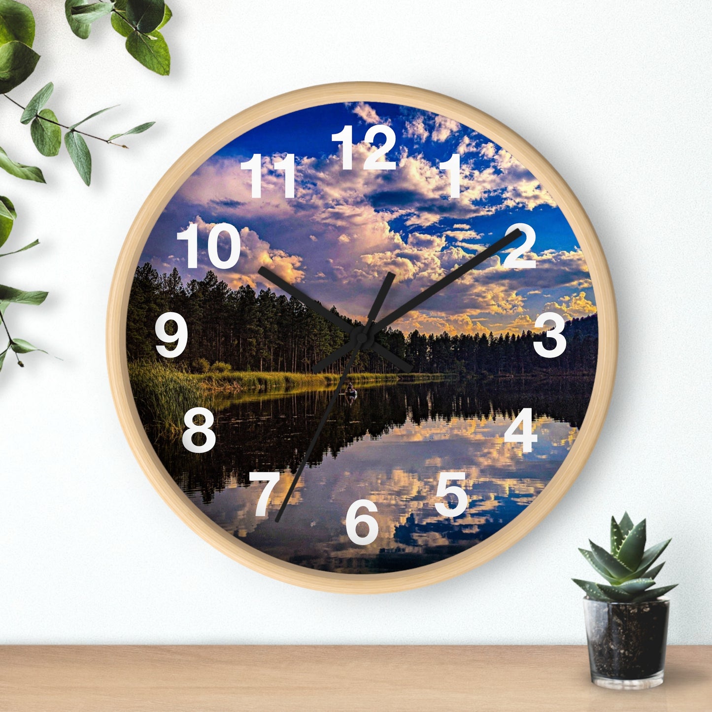 The Lake Wall Clock (SP Photography Collection)