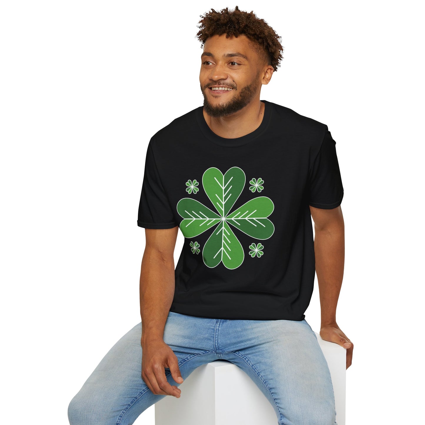 Clover Unisex Soft-style T-Shirt (B & J Collections)