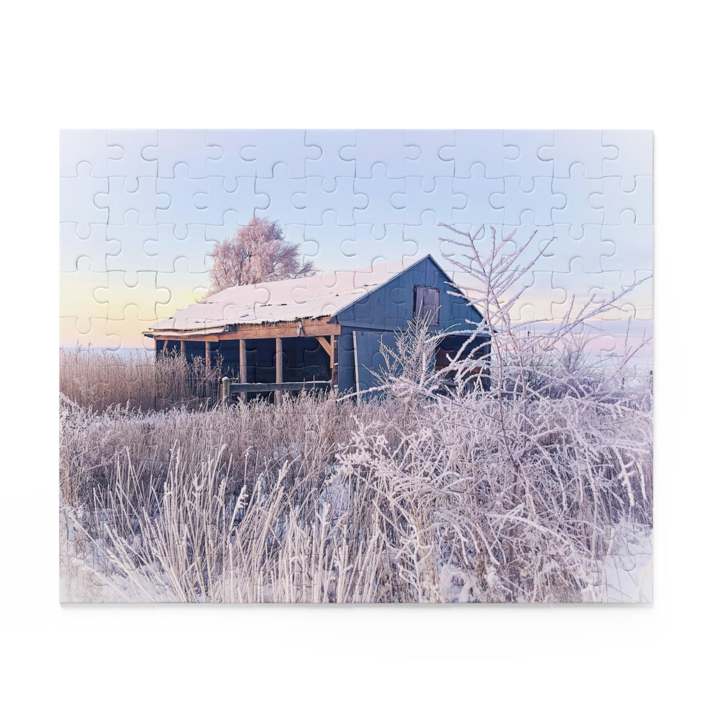 Wintery Barn Puzzle (SP Photography Collection 120, 252, 500-Piece)