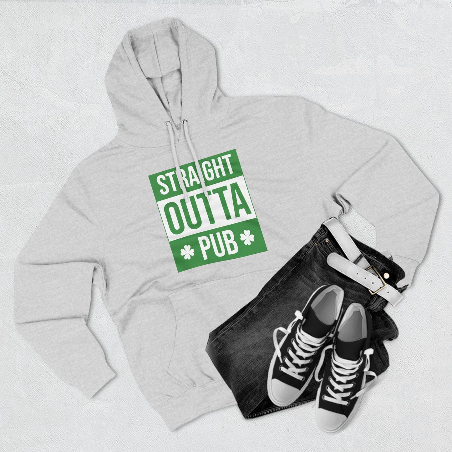 Pub Three-Panel Fleece Hoodie ( B & J Collections)