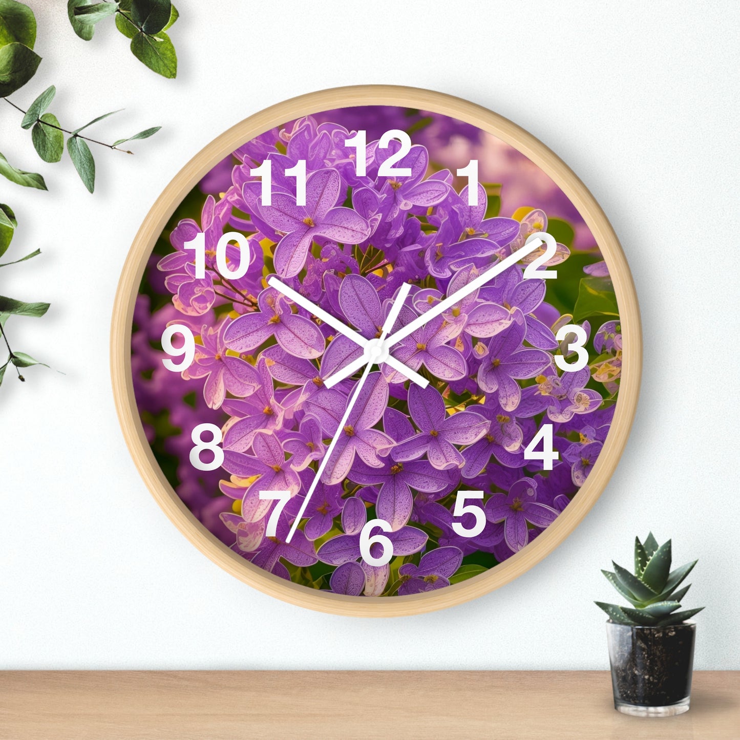 Purple Lilac Clock (SP Photography Collection)
