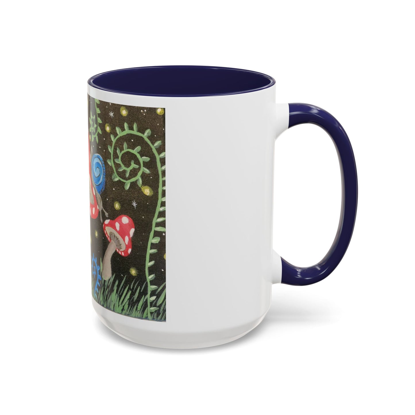Magical Mushrooms Accent Coffee Mug, 11oz (Brookson Collection)