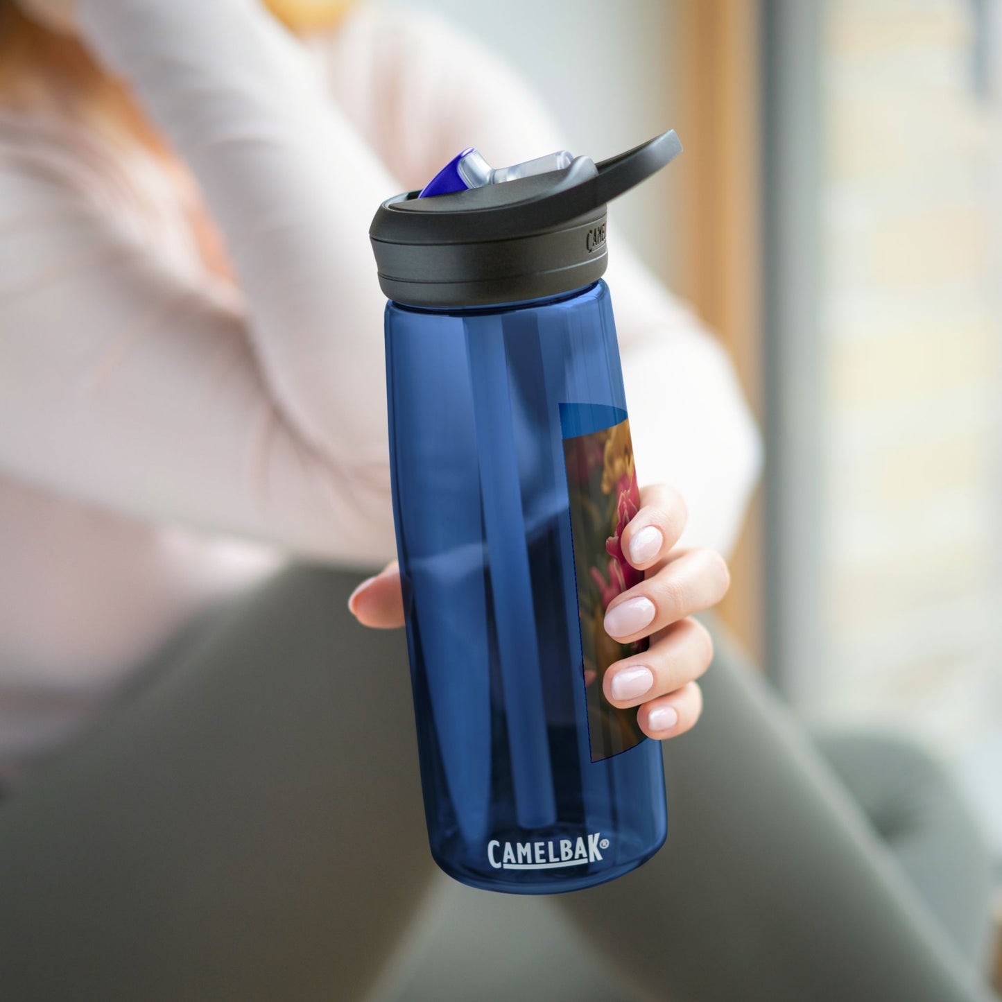 Pink Buttercup CamelBak Eddy® Water Bottle, 25oz (SP Photography Collection)