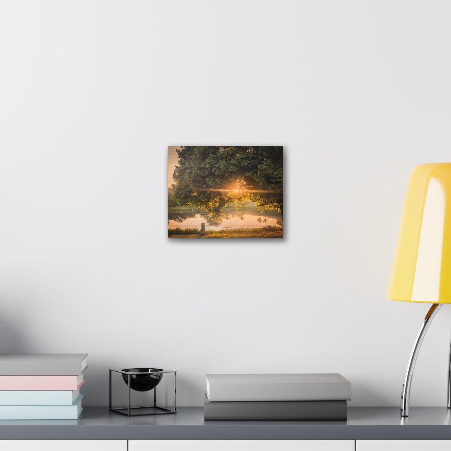 Sunset Pond Canvas Stretched (SP Photography Collection)