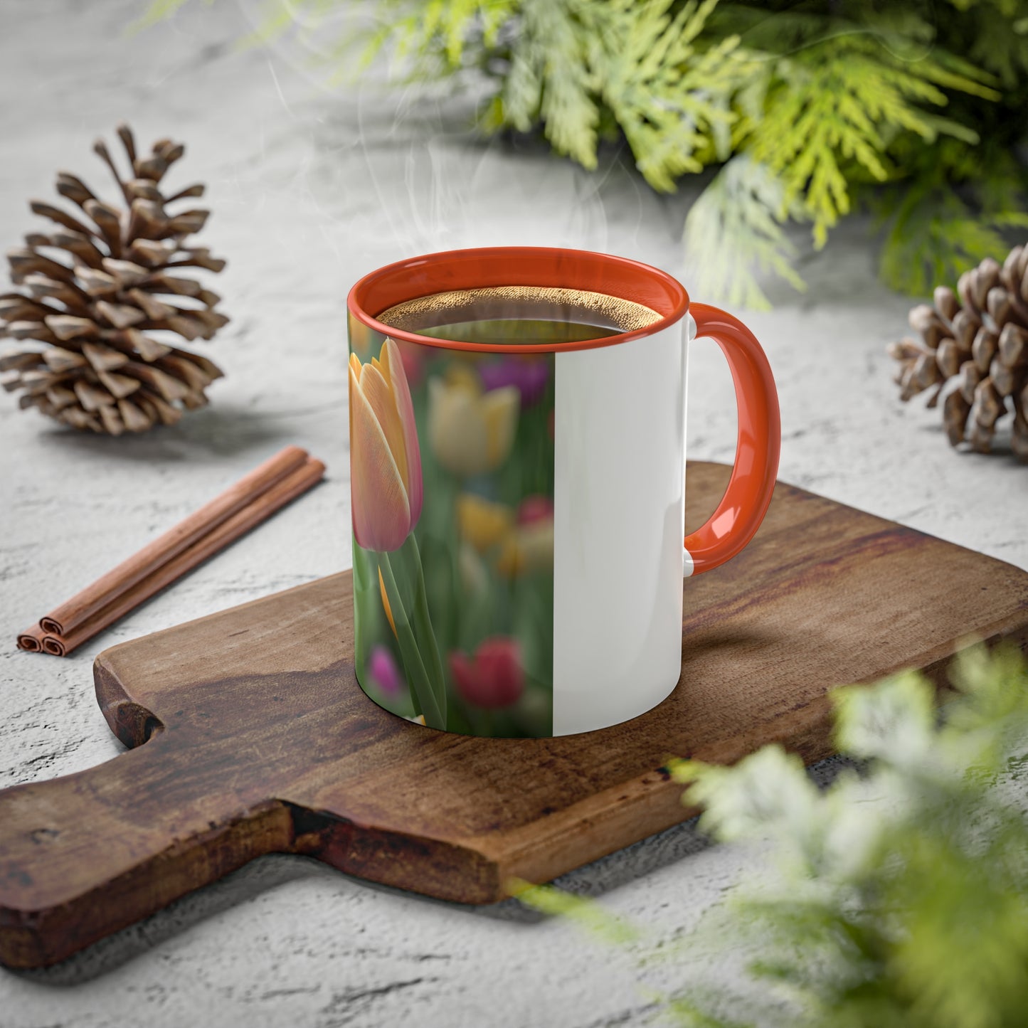 Orange Tulip Mug, 11oz (SP Photography Collection) ORANGE