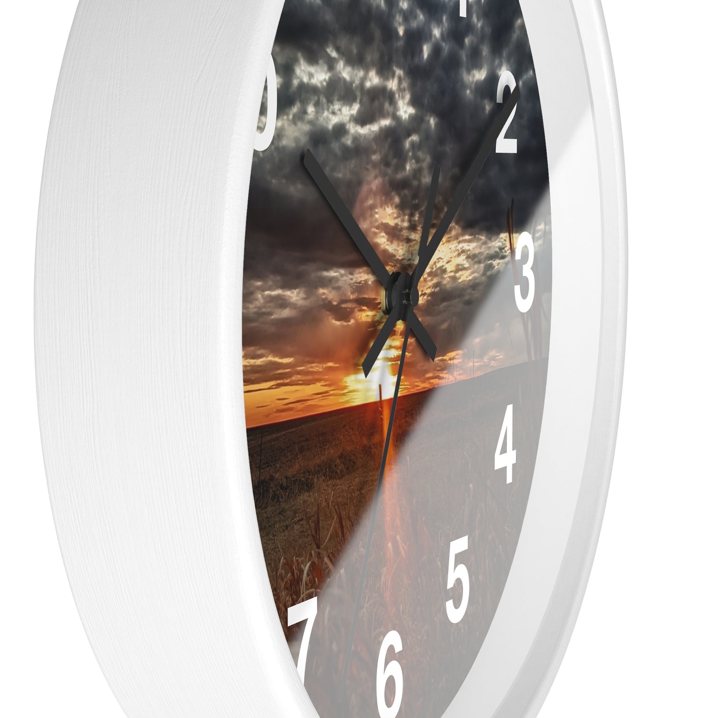 Cloudy Skies Wall Clock (SP Photography Collection)