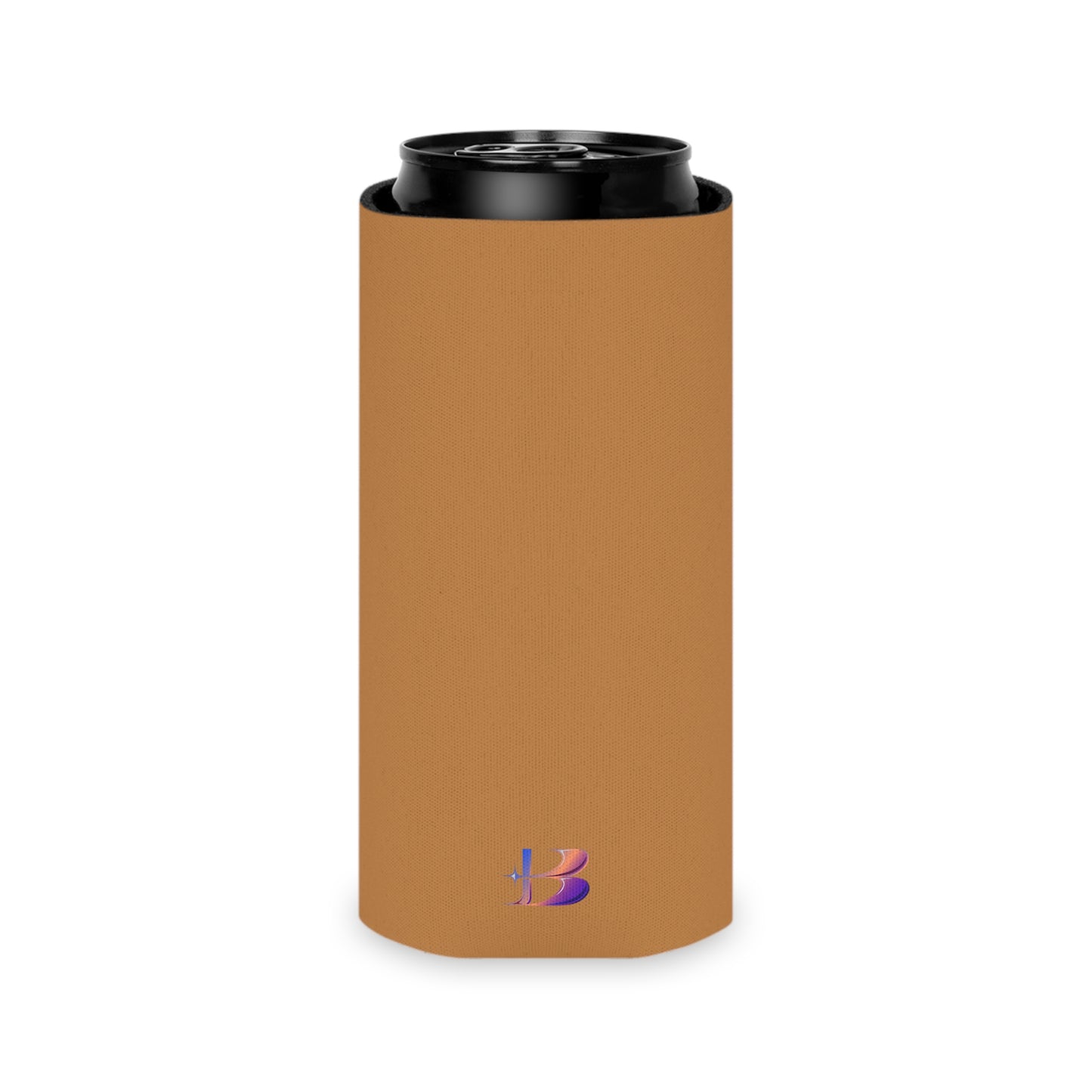 Sun Ray Sunflower Can Slim Cooler Sleeve (SP Photography Collection) BROWN