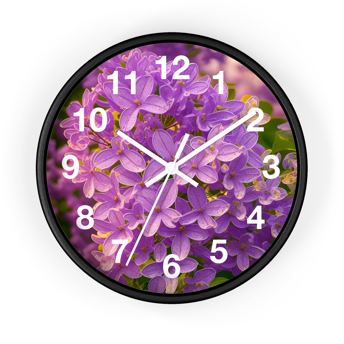 Purple Lilac Clock (SP Photography Collection)