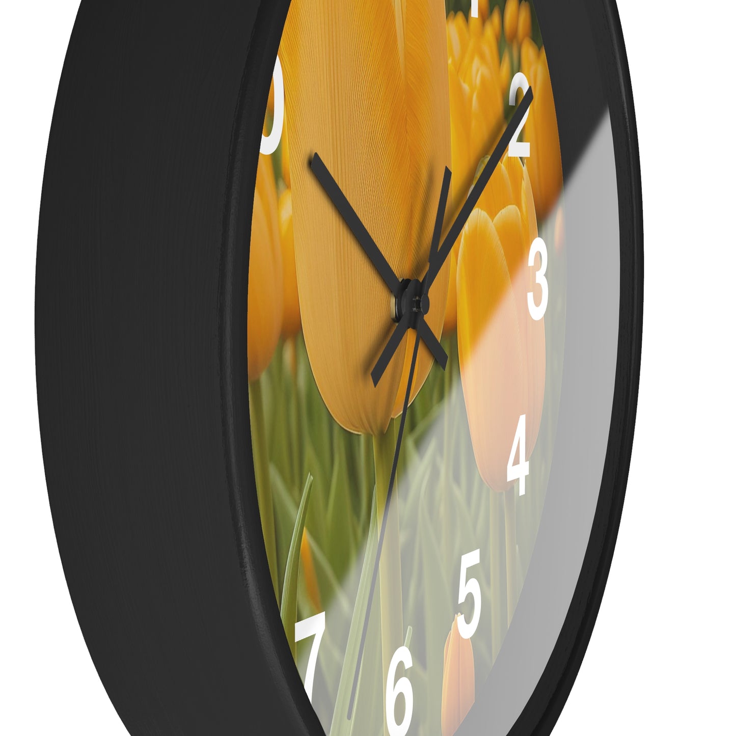 Yellow Tulip Wall Clock (SP Photography Collection)
