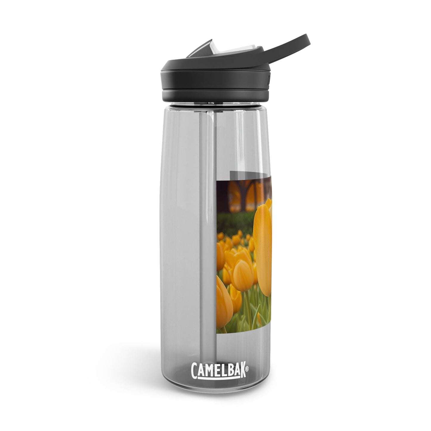 Yellow Tulip CamelBak Eddy® Water Bottle, 25oz (SP Photography Collection)