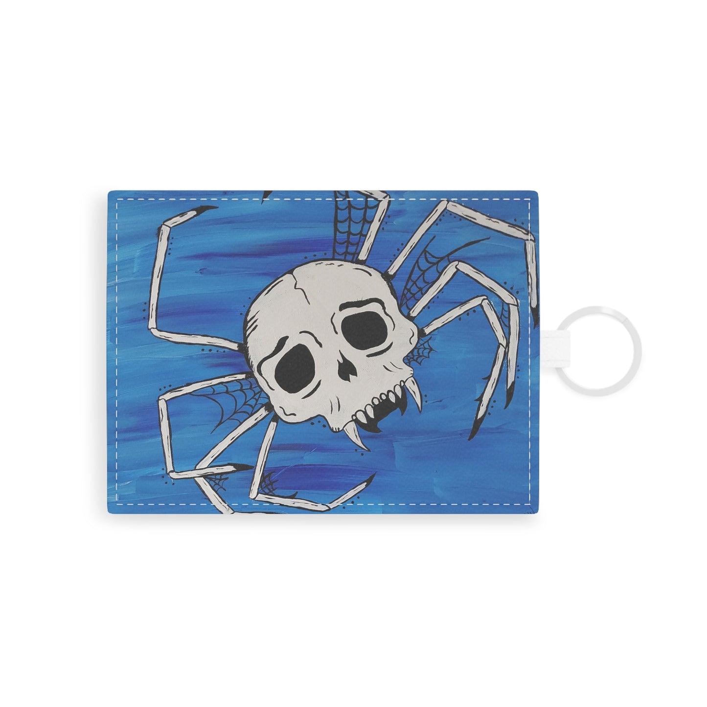 Mikey Leather Card Holder (Peculiar Paintings Collection)
