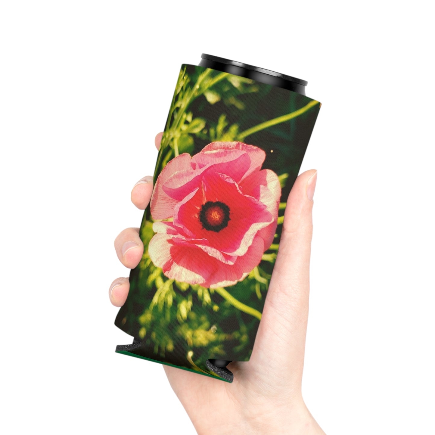 Pink Can Cooler Sleeve (Enchanted Exposures By Tammy Lyne) GREEN