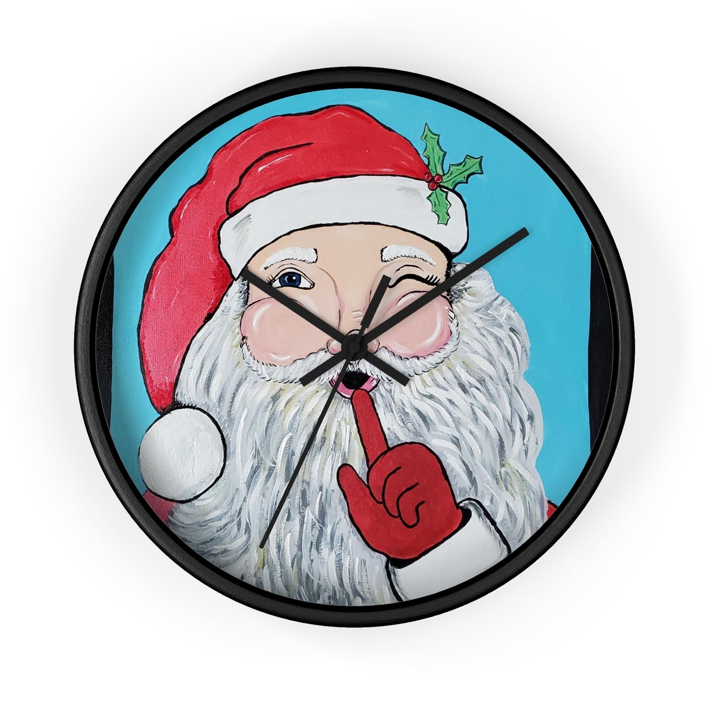 Secret Santa Wall Clock (Specialties Collection)