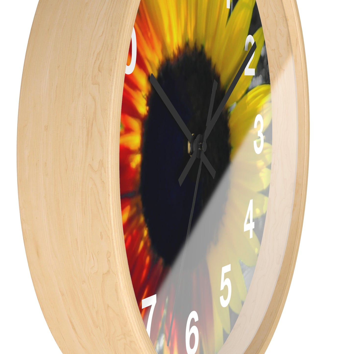 Mixed Sunflower Wall Clock (Enchanted Exposures By Tammy Lyne)