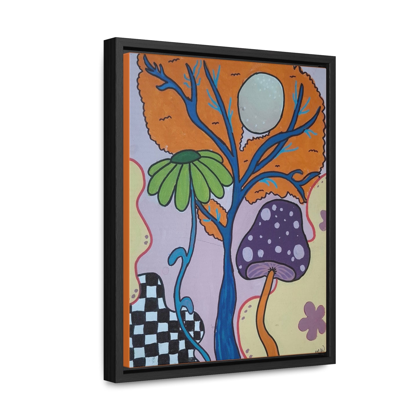 Mystic Mushroom Canvas Wraps, Vertical Frame (Peculiar Paintings Collection)