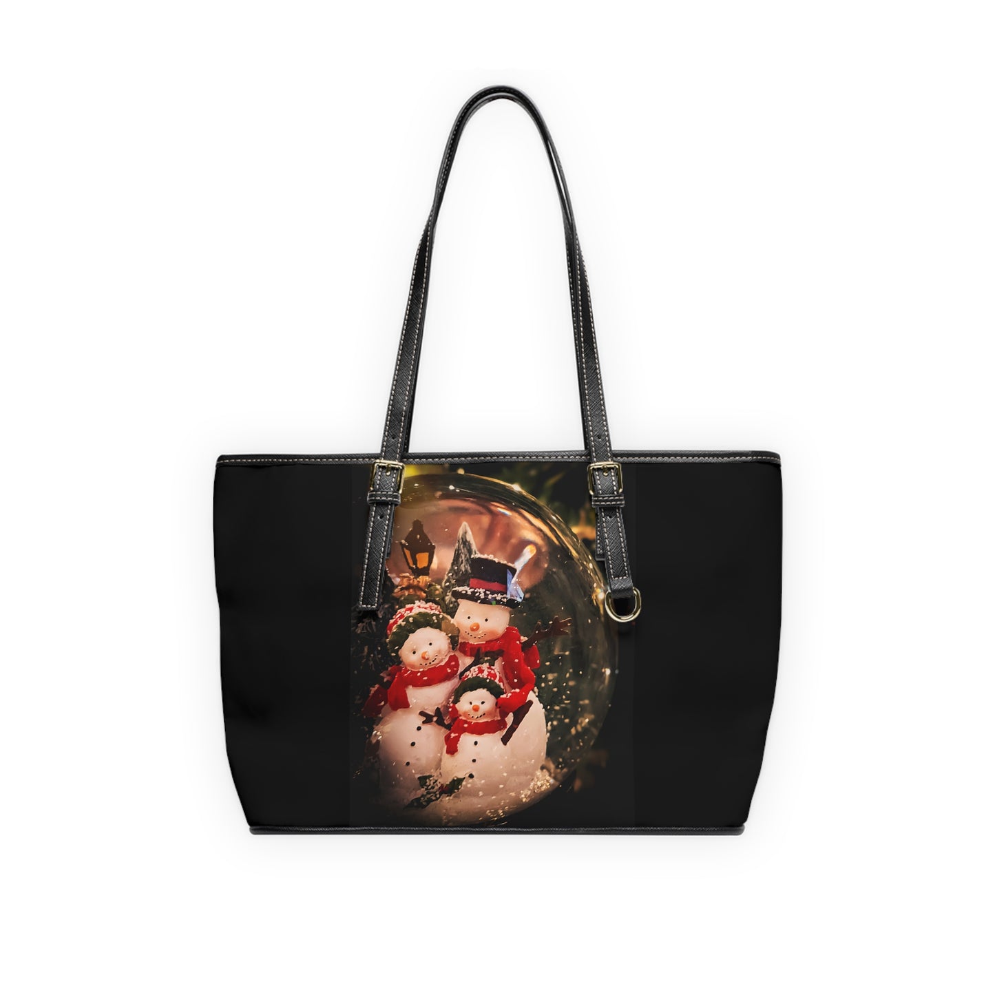 Snow Globe Leather Shoulder Bag (SP Photography Collection)