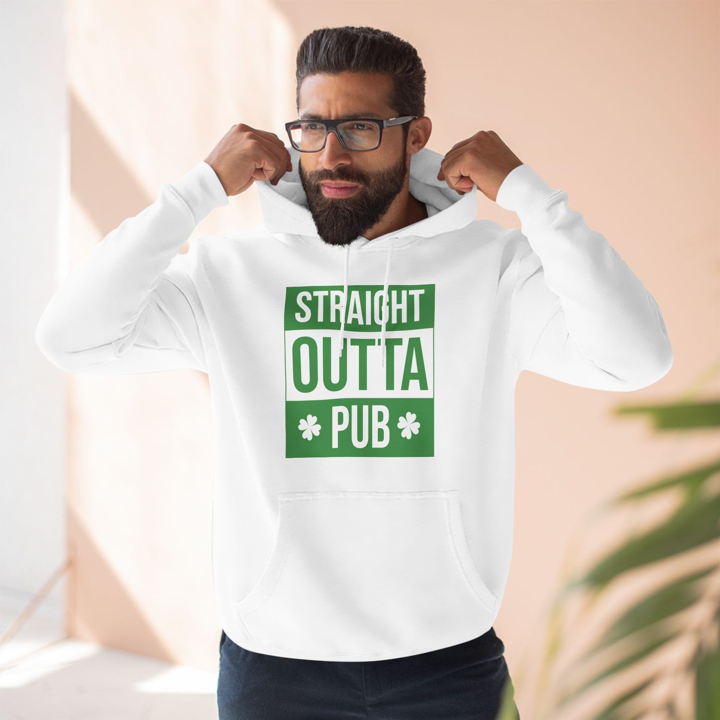 Pub Three-Panel Fleece Hoodie ( B & J Collections)
