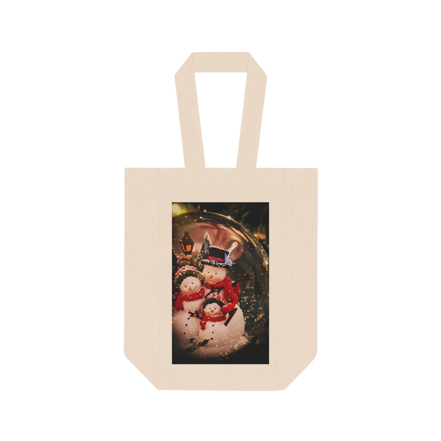 Snow Globe Double Wine Tote Bag (SP Photography Collection)