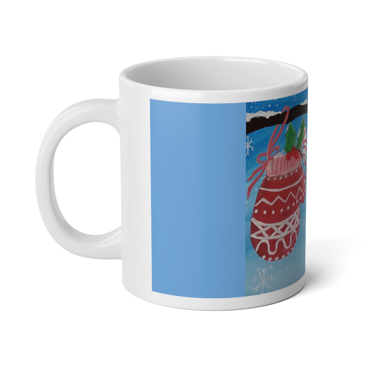 Mittens Jumbo Mug, 20oz (Brookson Collection) BLUE