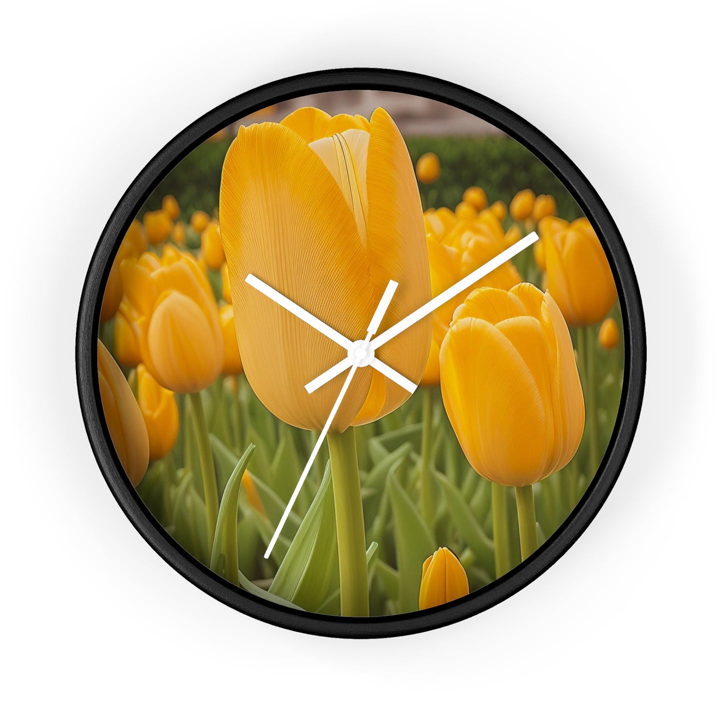 Yellow Tulip Wall Clock (SP Photography Collection)