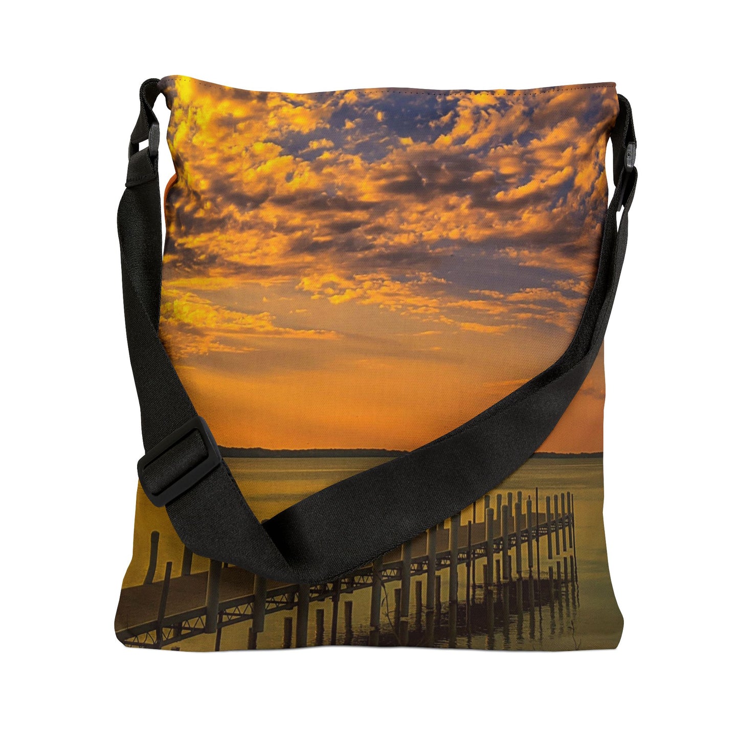 On The Dock Adjustable Tote Bag (SP Photography Collection) ORANGE