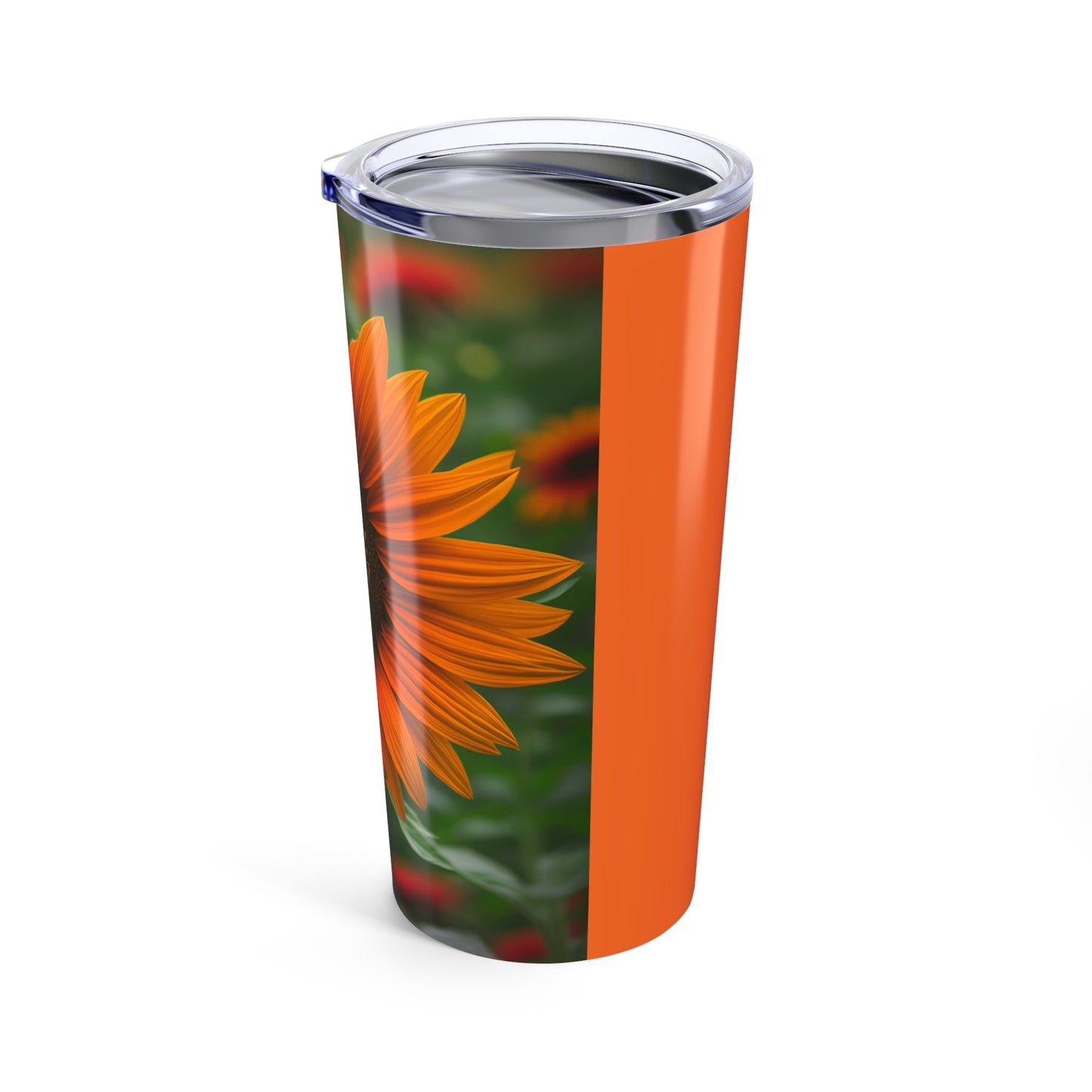 Orange Sunflower Tumbler 20oz (SP Photography Collection)