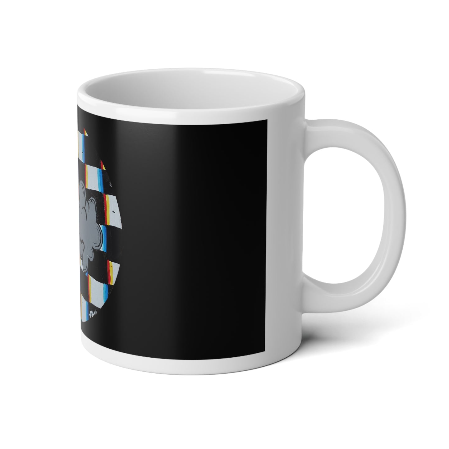 Smoke And Mirrors Jumbo Mug, 20oz (Peculiar Paintings Collection)