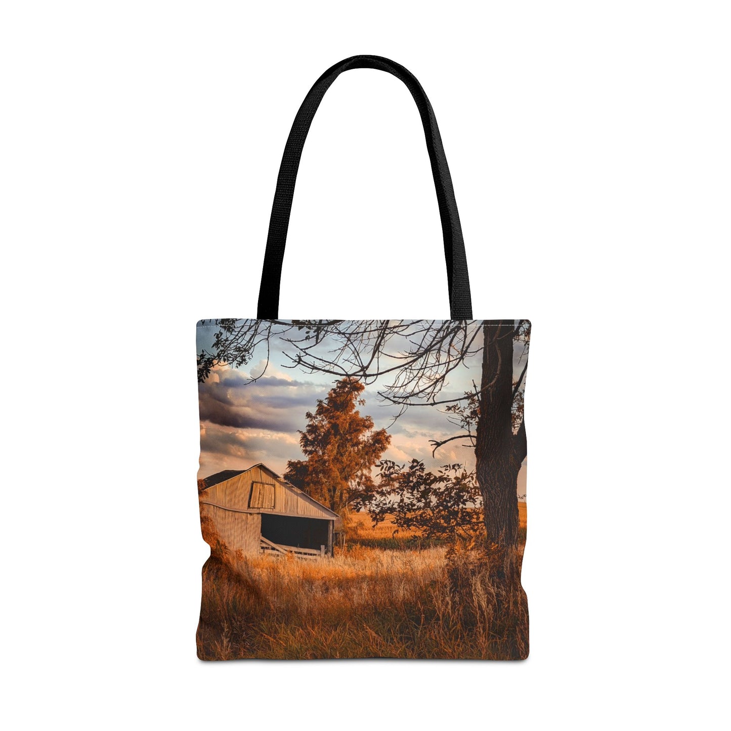 Golden Barn Tote Bag (SP Photography Collection) GRAY