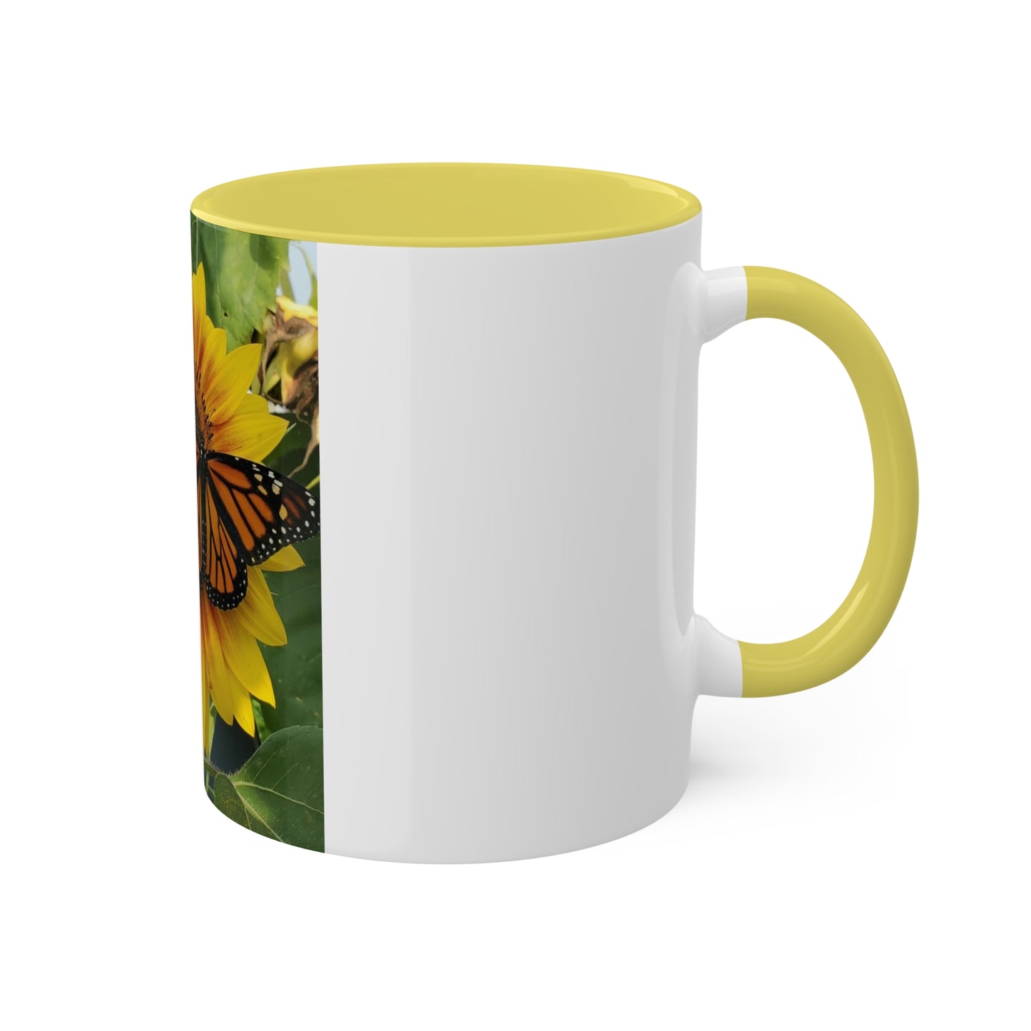 Happy Sunflower Mug, 11oz (Enchanted Exposures By Tammy Lyne Collection) YELLOW