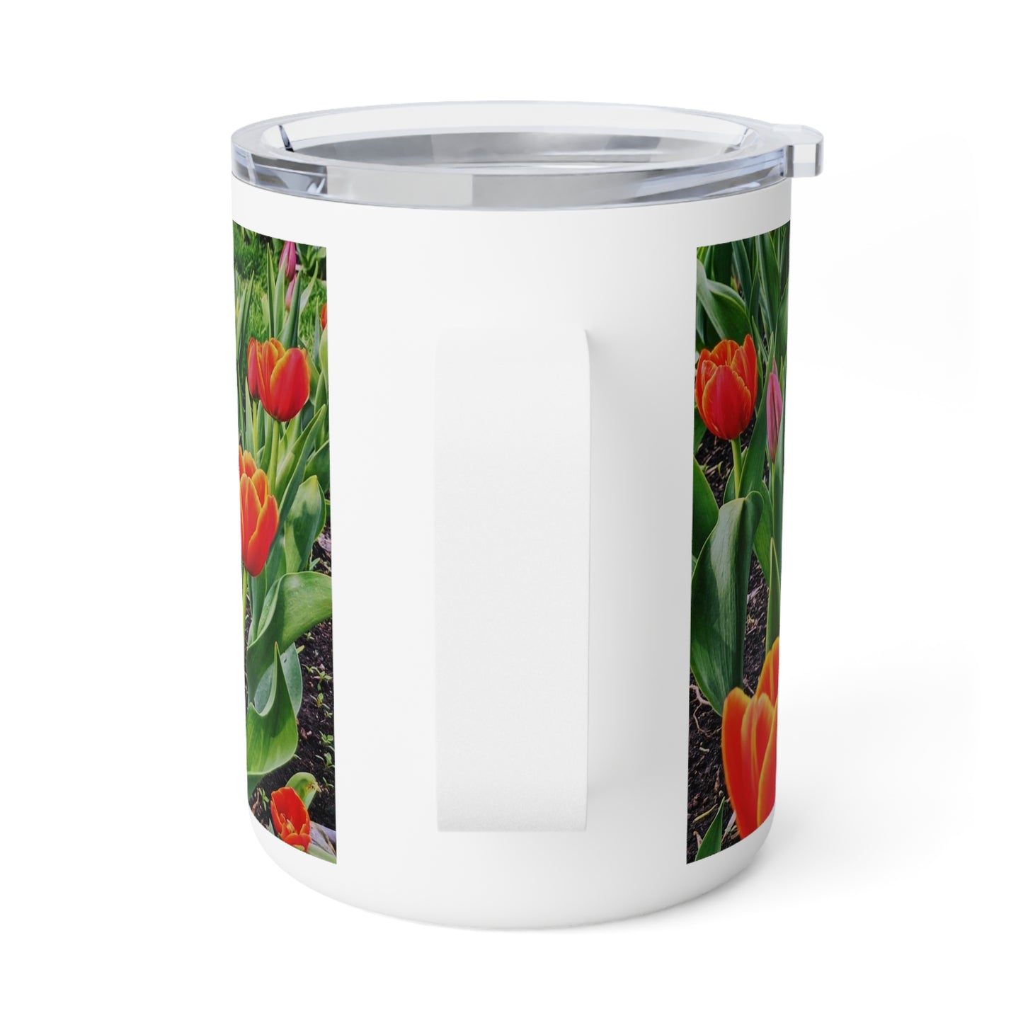 Red Tulips Insulated Coffee Mug, 10oz (SP Photography Collection)