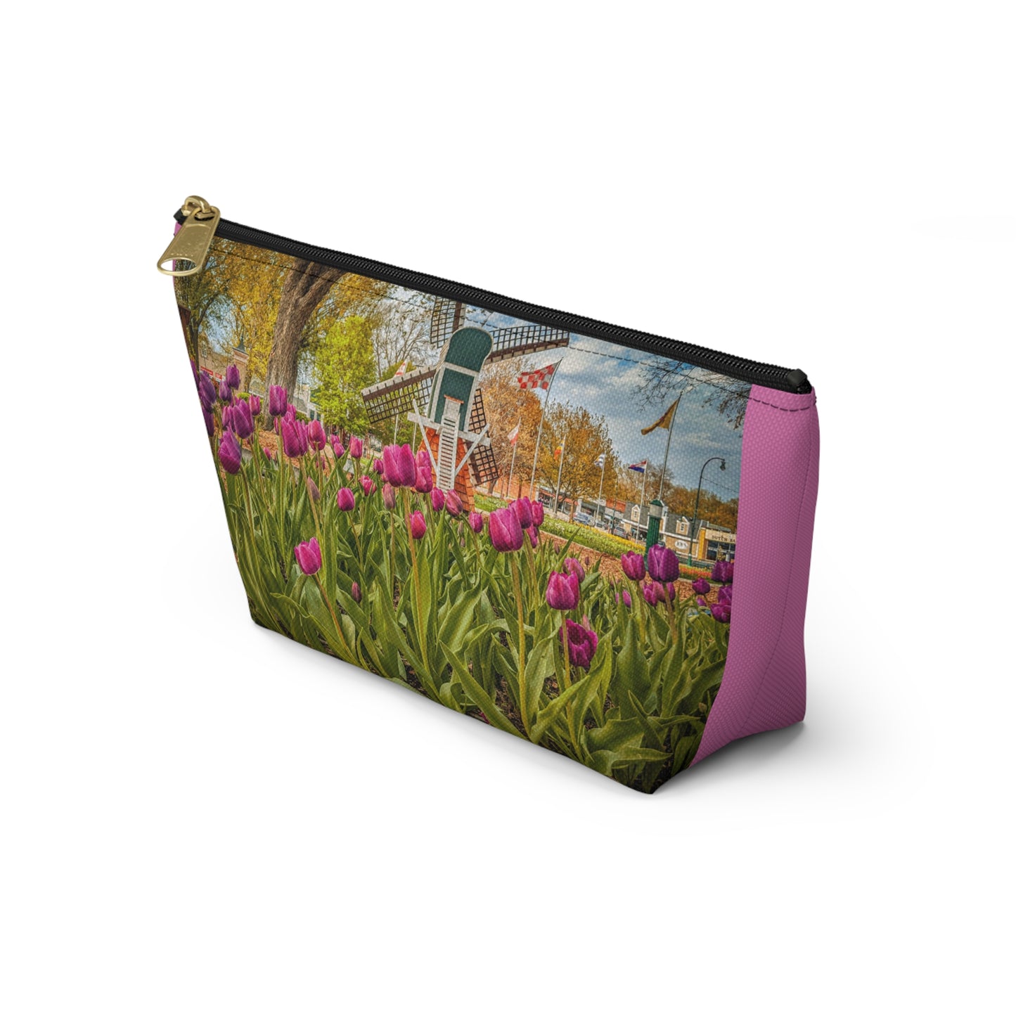 Windmill Tulip Pouch w T-bottom (SP Photography Collection) PINK