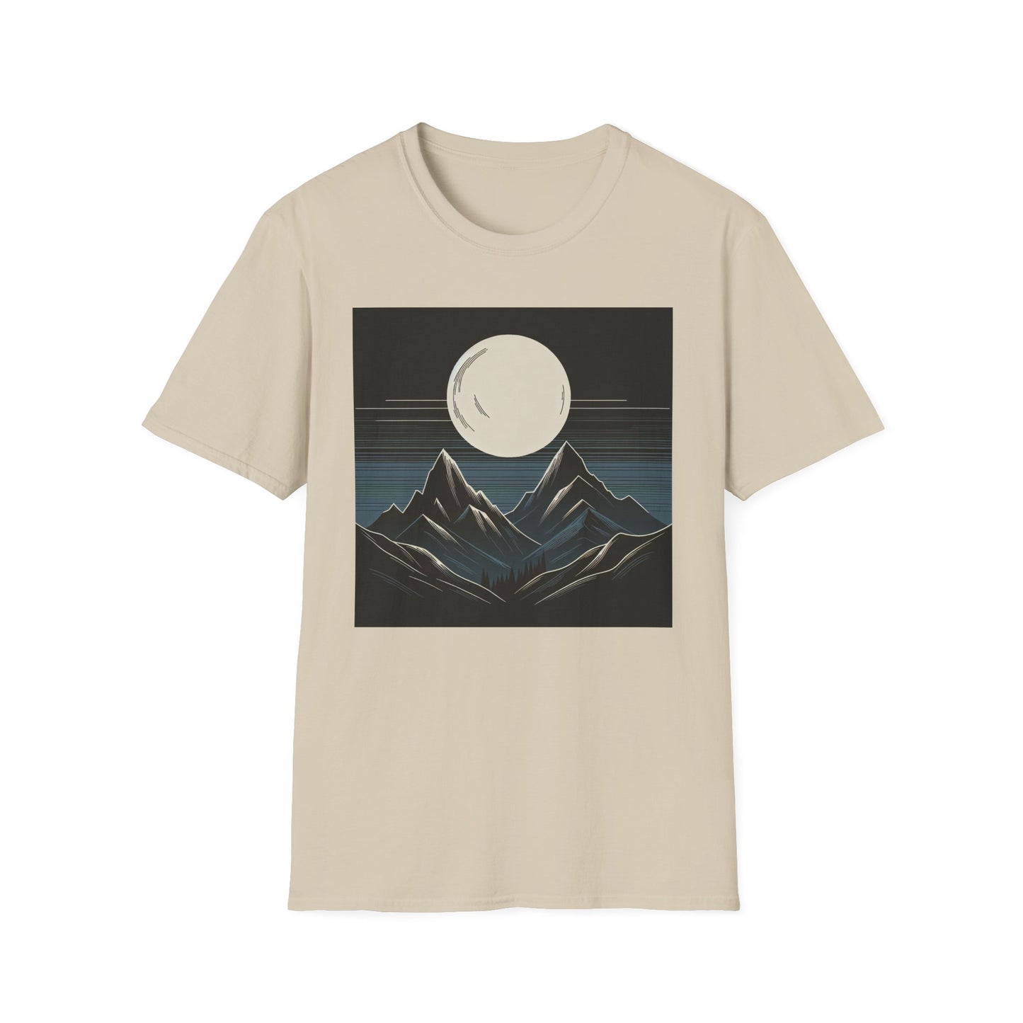 Moon Unisex Soft-style T-Shirt (B & J Collections)