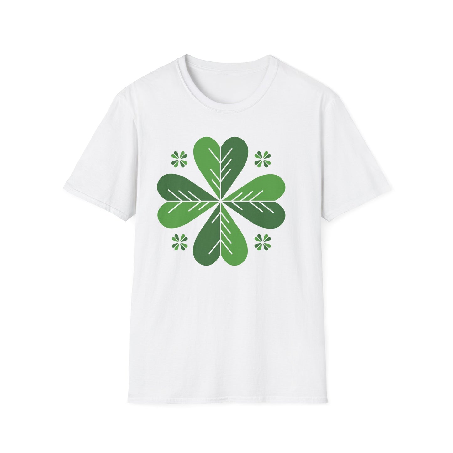 Clover Unisex Soft-style T-Shirt (B & J Collections)