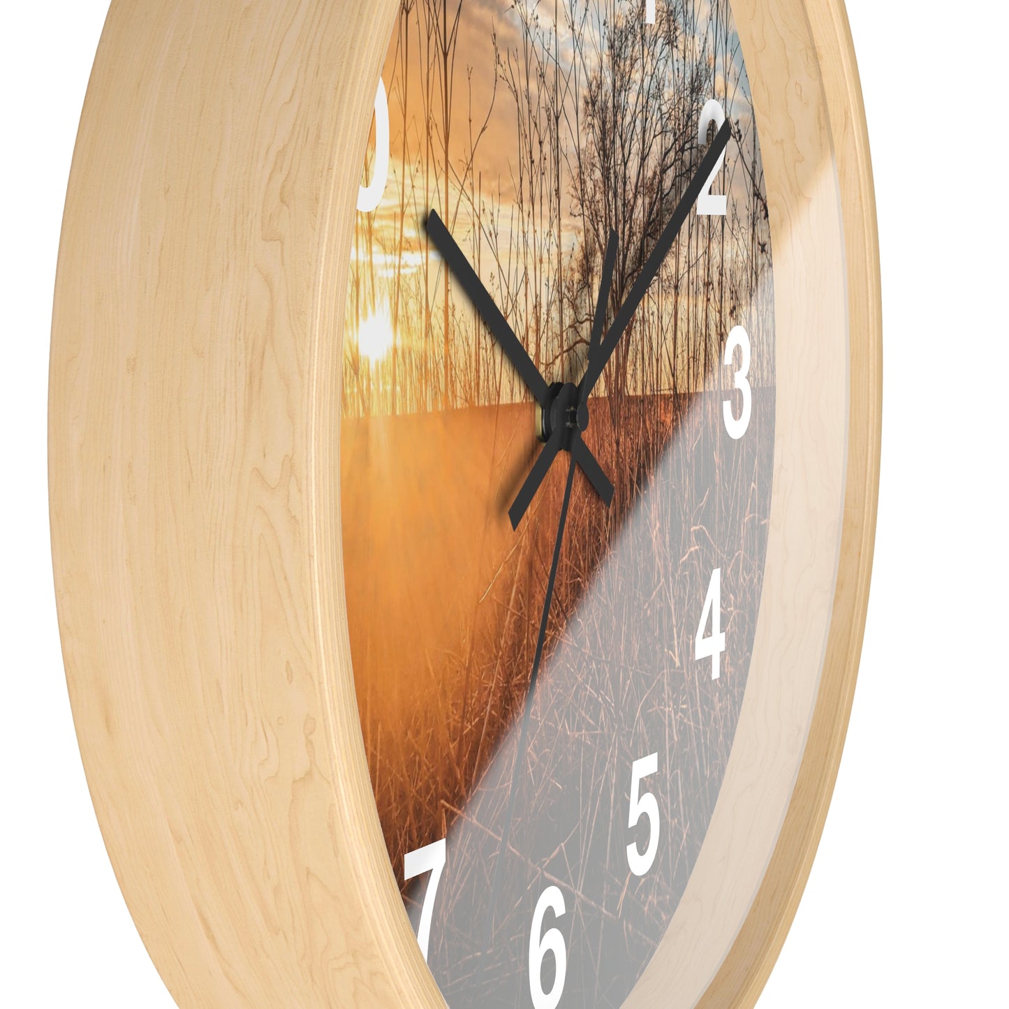 Cloudy Sunset Wall Clock (SP Photography Collection)