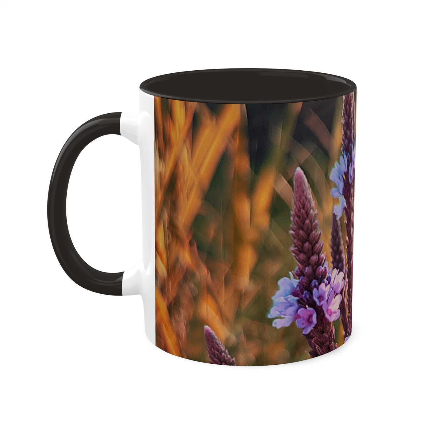 Purple Field Mug, 11oz (SP Photography Collection) BLACK