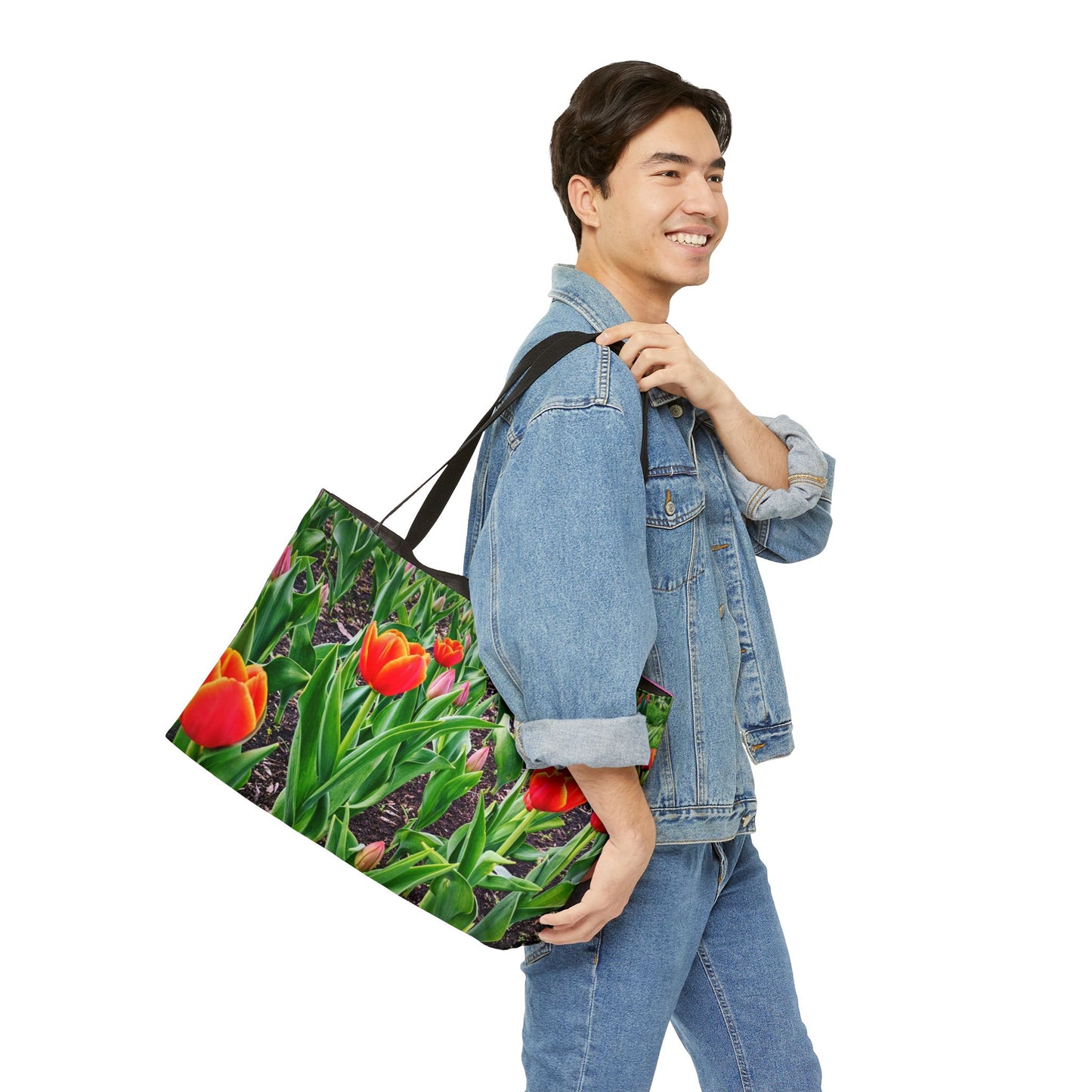 Red Tulips Weekender Tote Bag (SP Photography Collection) LIGHT PINK