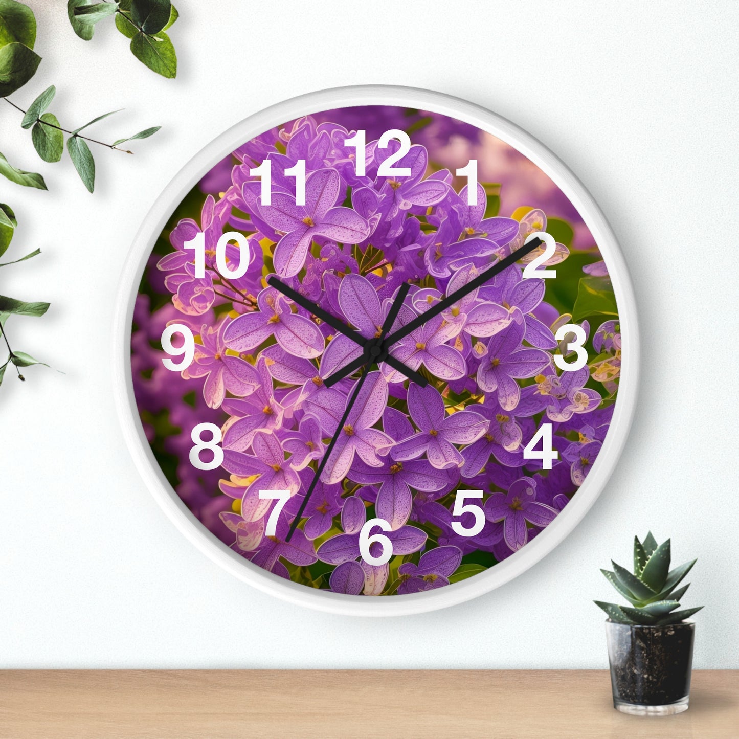 Purple Lilac Clock (SP Photography Collection)
