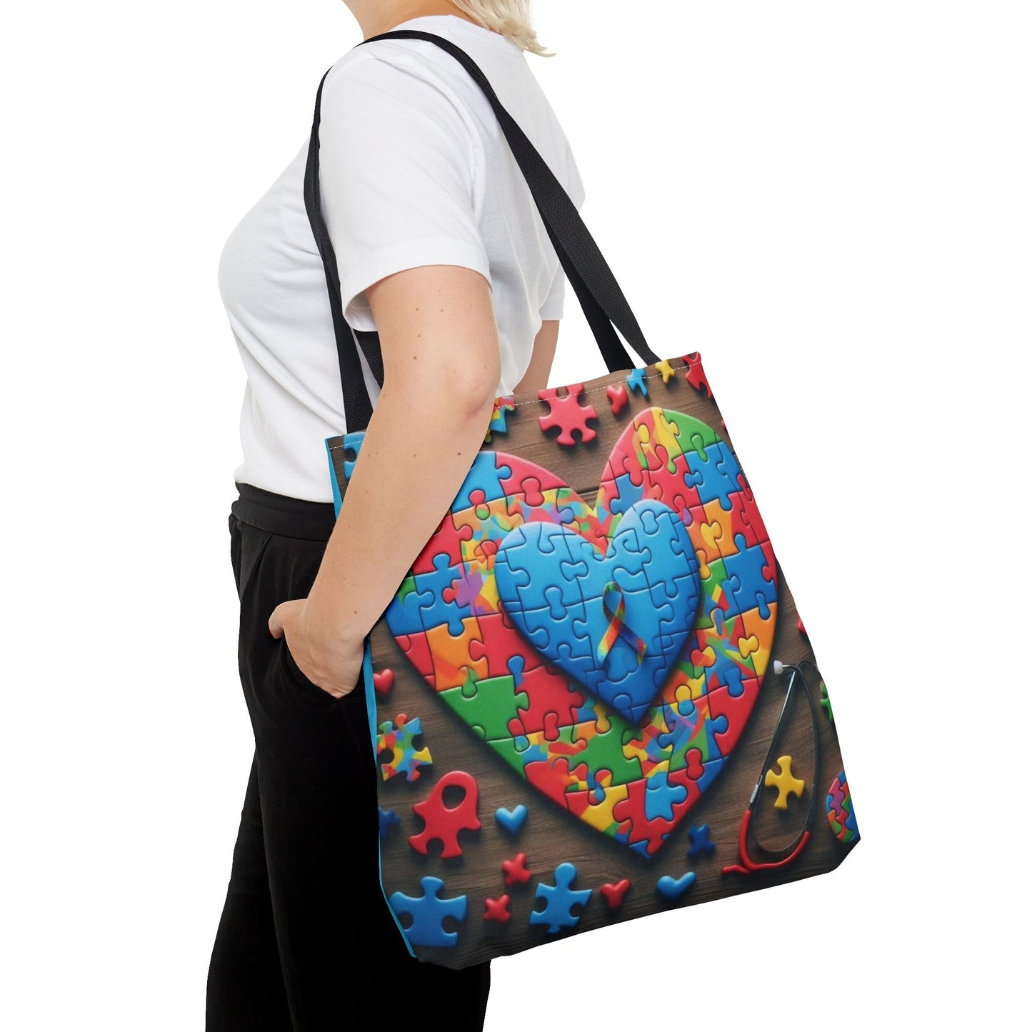 Autism Tote Bag (aiB & J Collections) BLUE