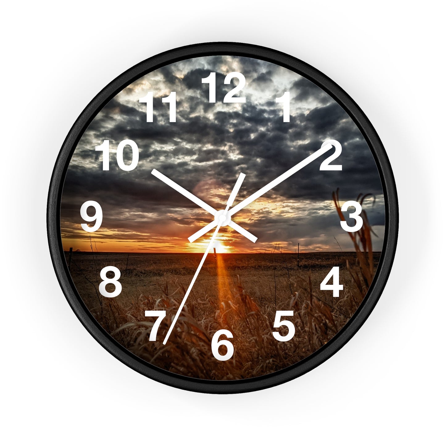 Cloudy Skies Wall Clock (SP Photography Collection)