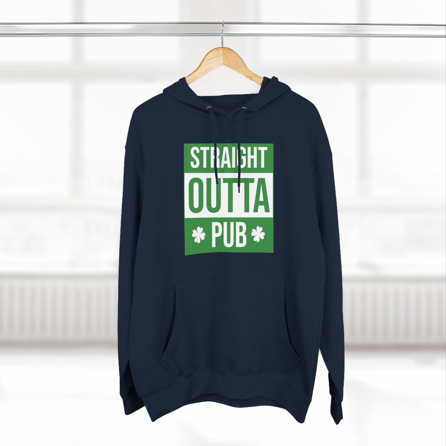 Pub Three-Panel Fleece Hoodie ( B & J Collections)
