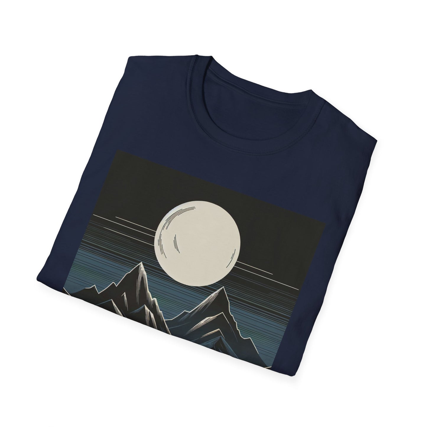 Moon Unisex Soft-style T-Shirt (B & J Collections)