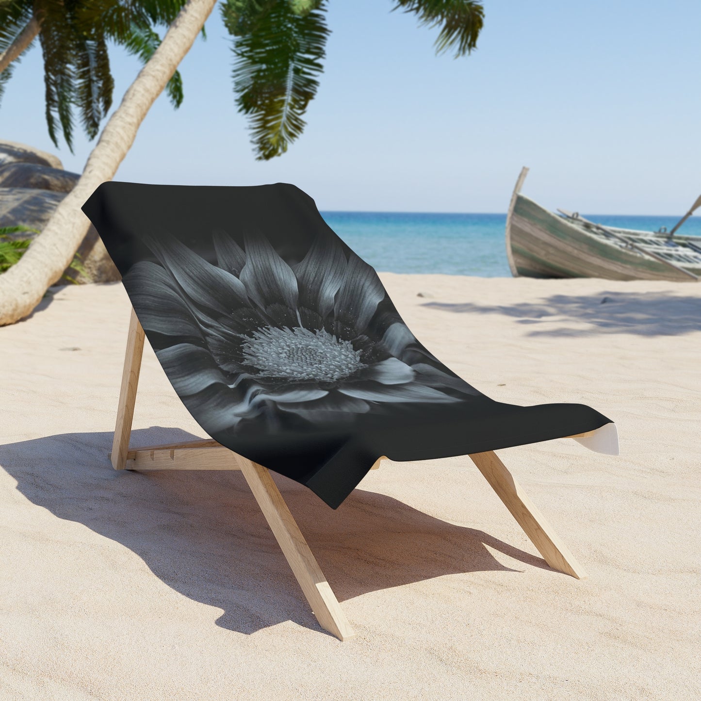 Midnight Bloom Beach Towel (SP Photography Collection)