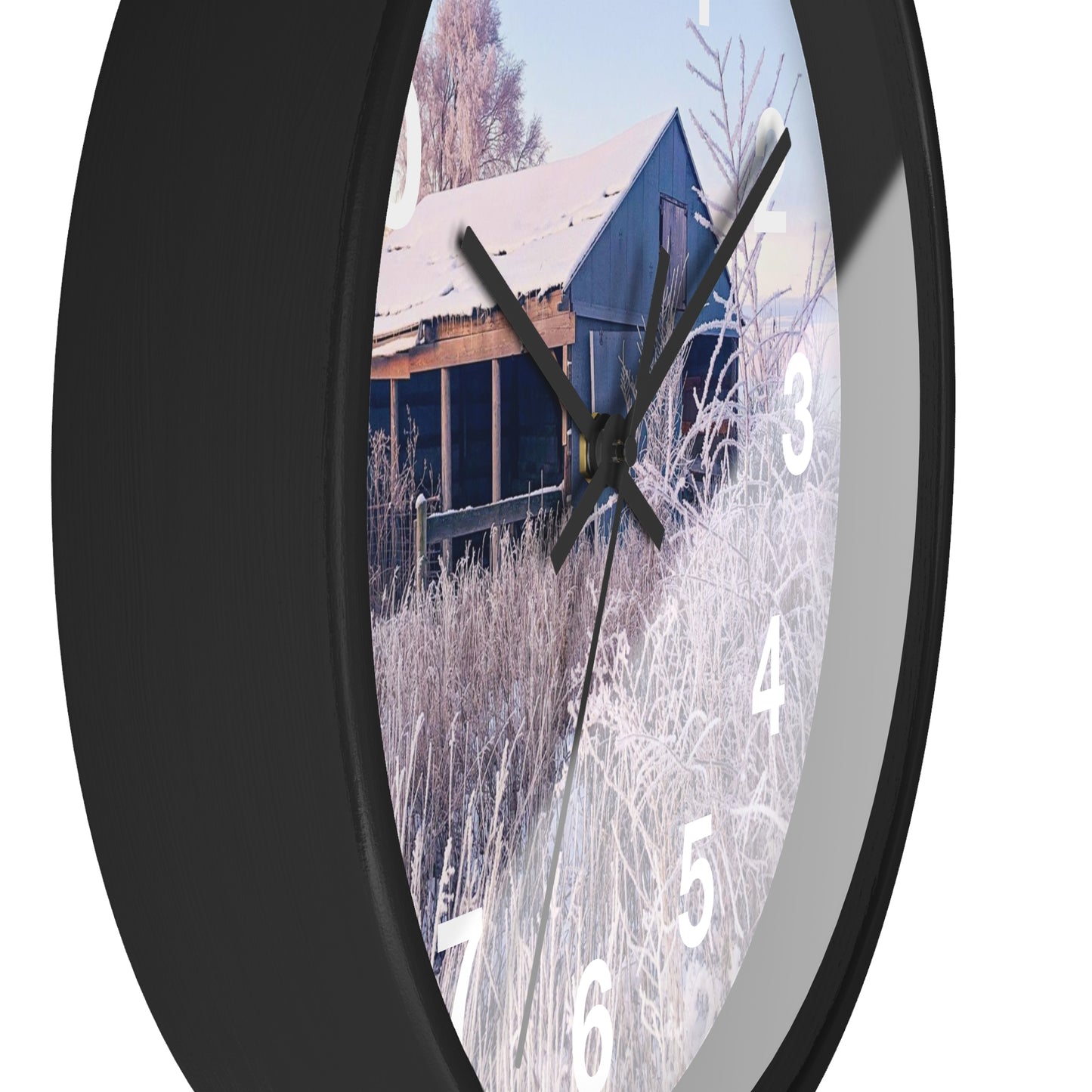 Wintery Barn Clock (SP Photography Collection)
