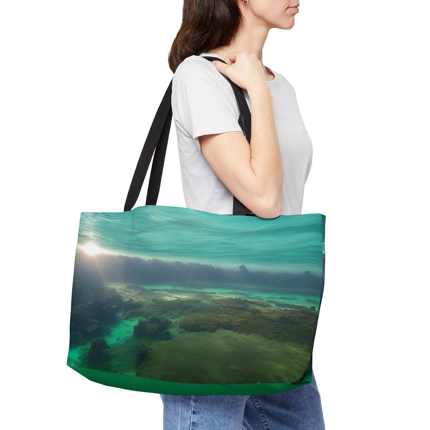 Under The Sea Weekender Tote Bag (SP Photography Collection) GREEN
