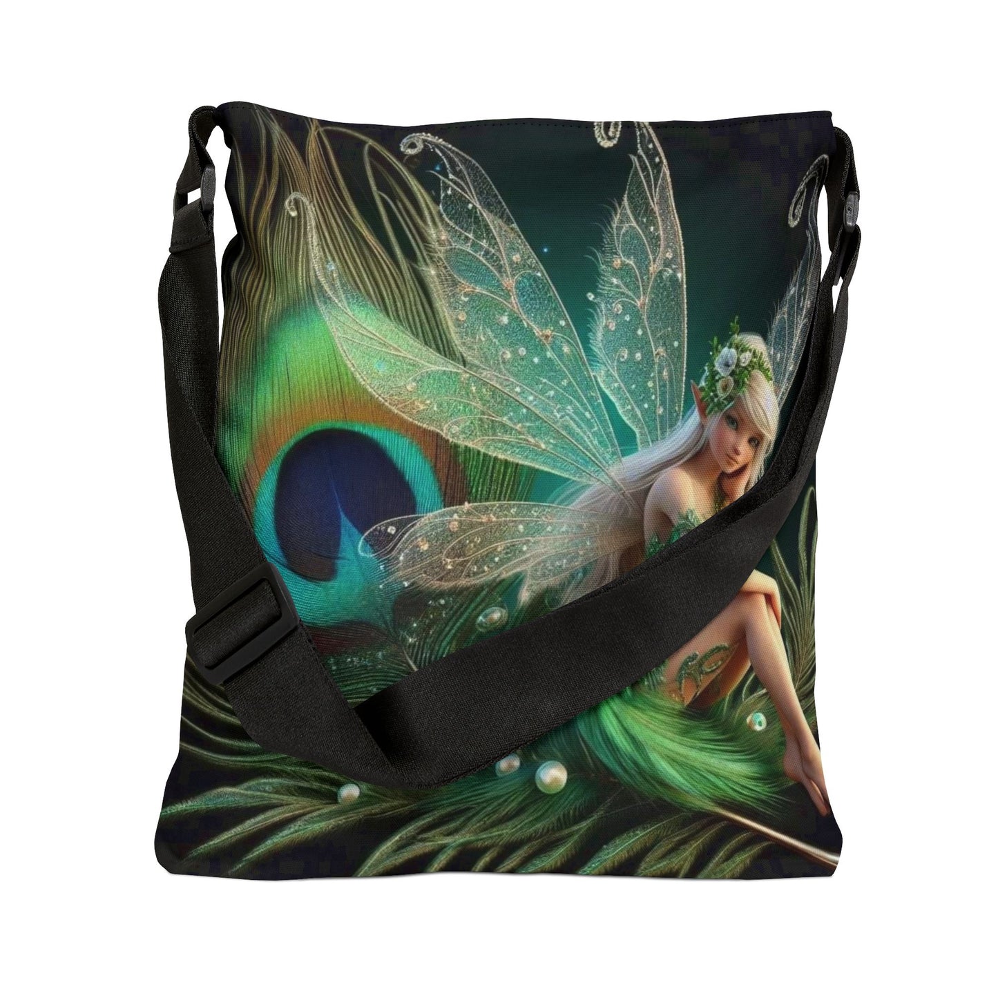 Tinker Adjustable Tote Bag (ai B & J Collections) BLACK