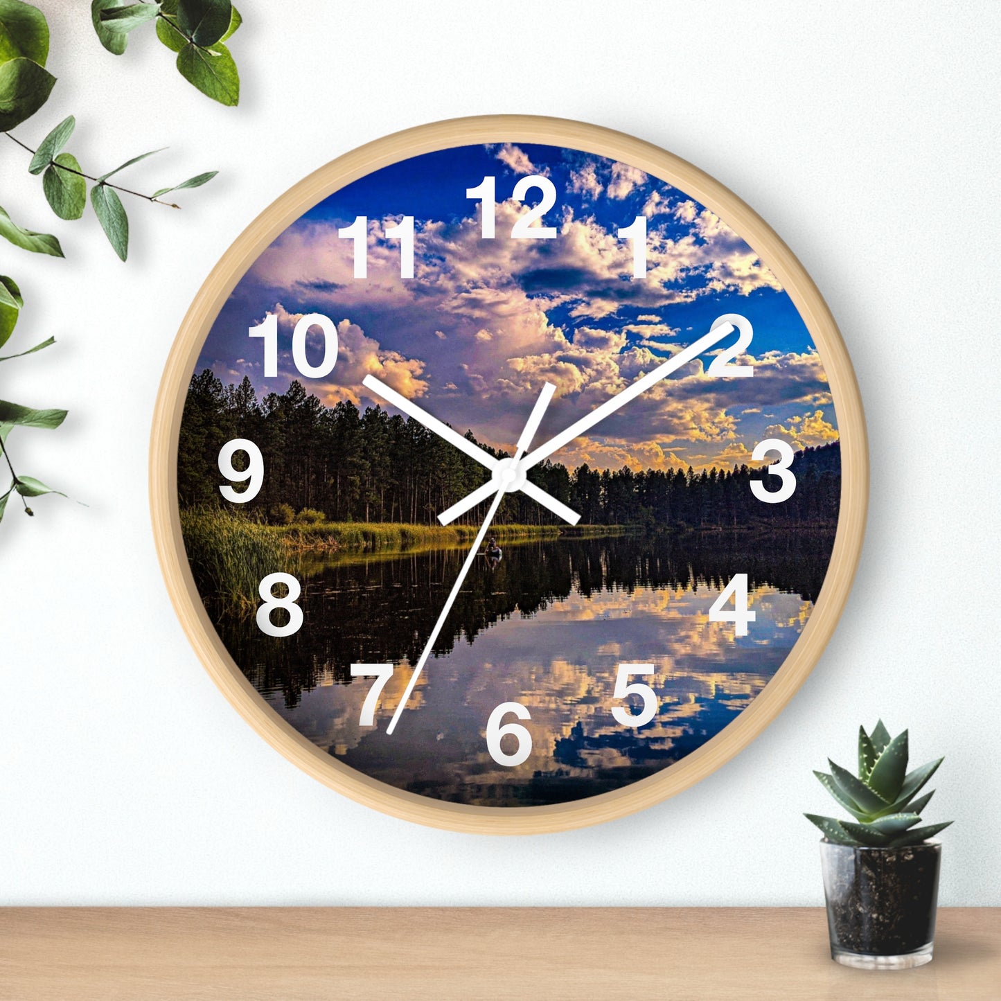 The Lake Wall Clock (SP Photography Collection)