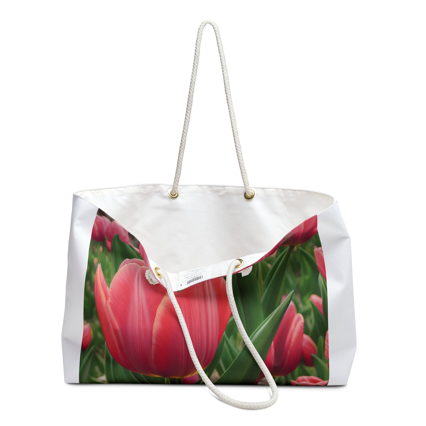 Tulips Weekender Bag (SP Photography Collection) WHITE