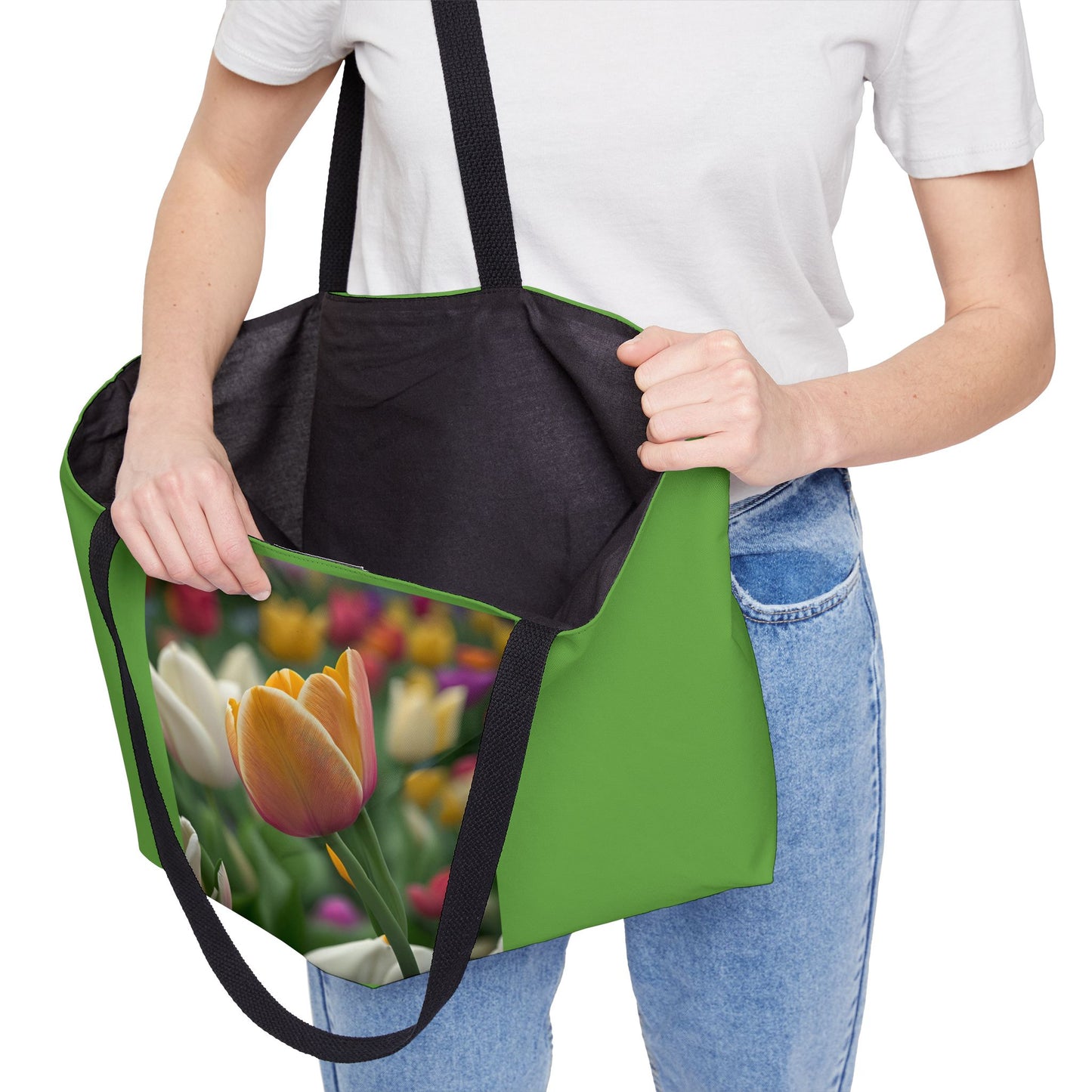 Orange Tulip Weekender Tote Bag (SP Photography Collection) GREEN